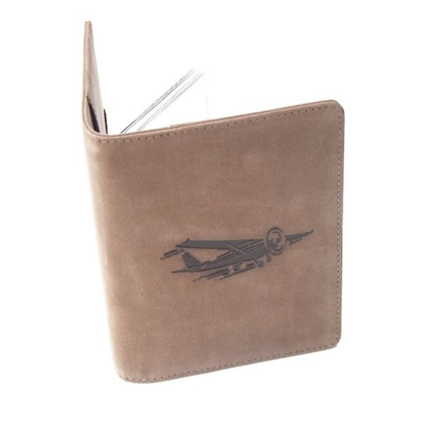 Pilot Licence Cover Cessna brown