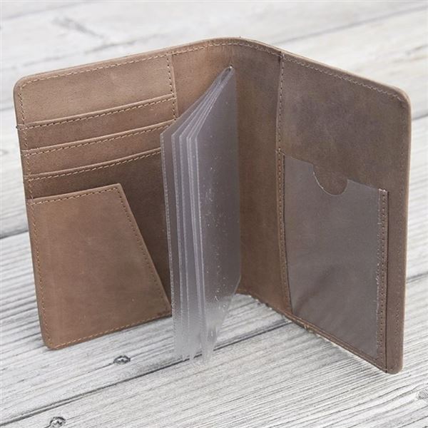 Pilot Licence Cover Boeing brown