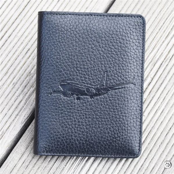 Pilot Licence Cover Boeing black