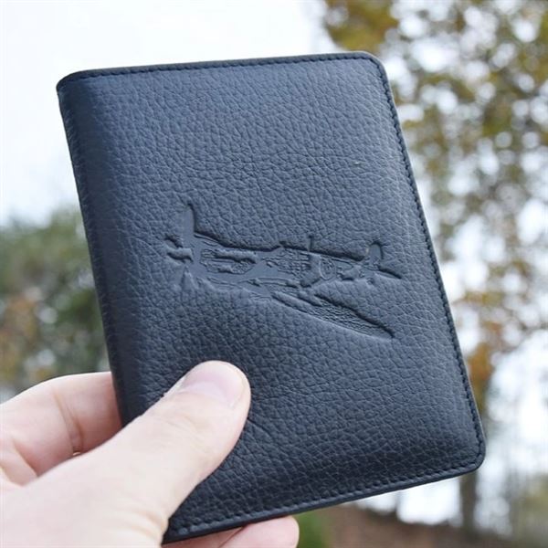 Pilot Licence Cover Spitfire black