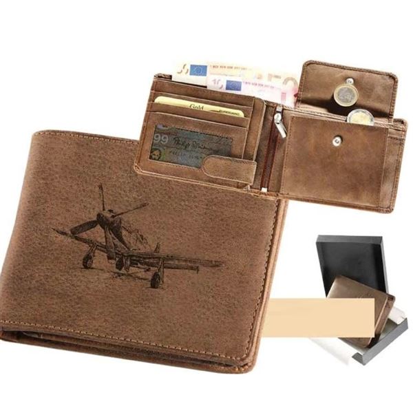 Leather wallet Mustang