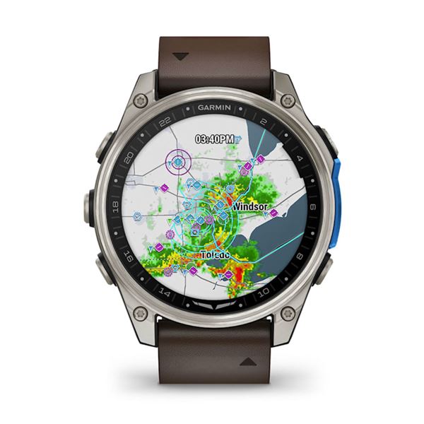 Garmin D2 Mach 2 Kůže 47mm, Chytré hodinky pro piloty 