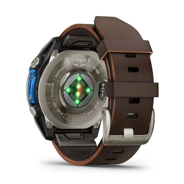 Garmin D2 Mach 2 Kůže 47mm, Chytré hodinky pro piloty 