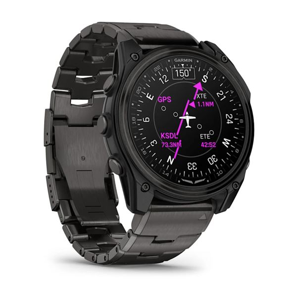 Garmin D2 Mach 2 Titan 51mm, Chytré hodinky pro piloty 