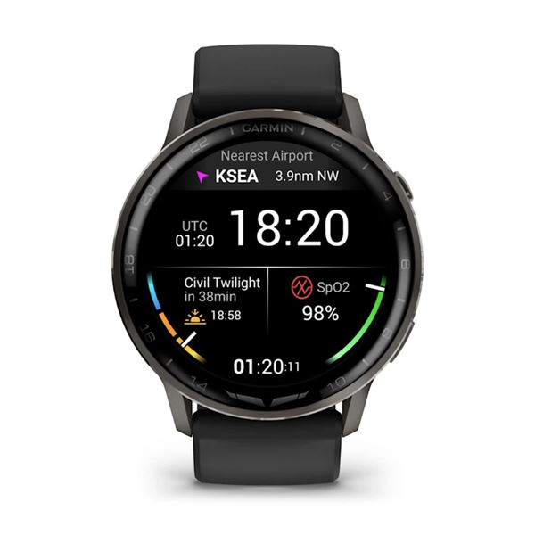 Garmin D2 Air X15, Chytré hodinky pro piloty, černé