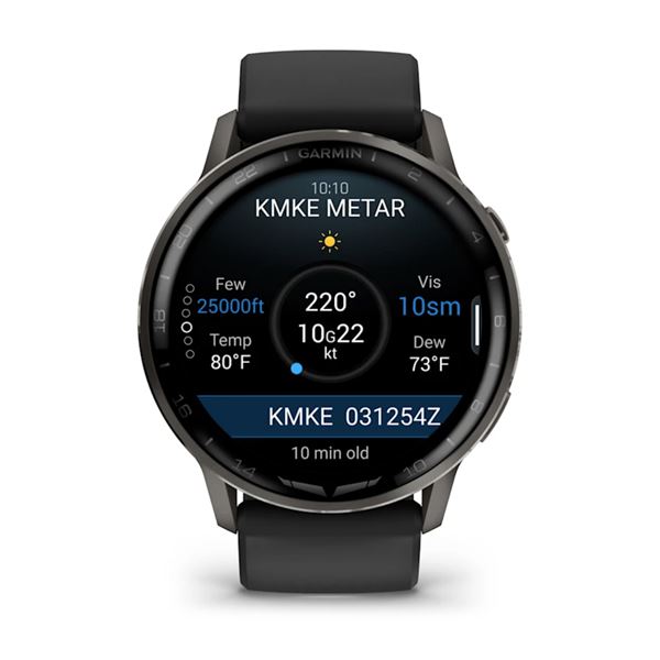 Garmin D2 Air X15, Chytré hodinky pro piloty, černé