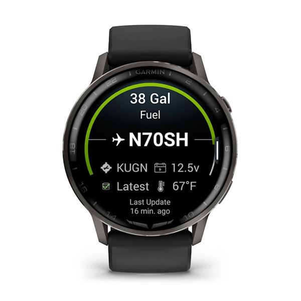 Garmin D2 Air X15, Chytré hodinky pro piloty, černé