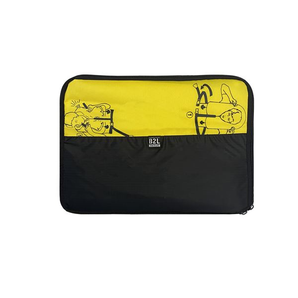 Cestovní pouzdro na košile a kalhoty, černá edice, BAG TO LIFE