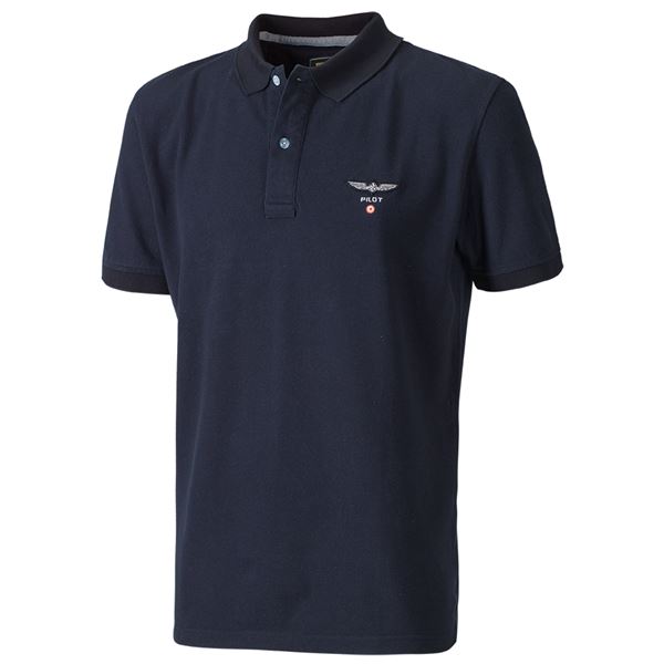 D4P Pilot Polo Shirt blue, M