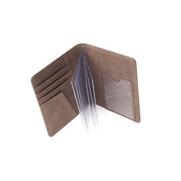 Leather Pilot Licence Cover brown