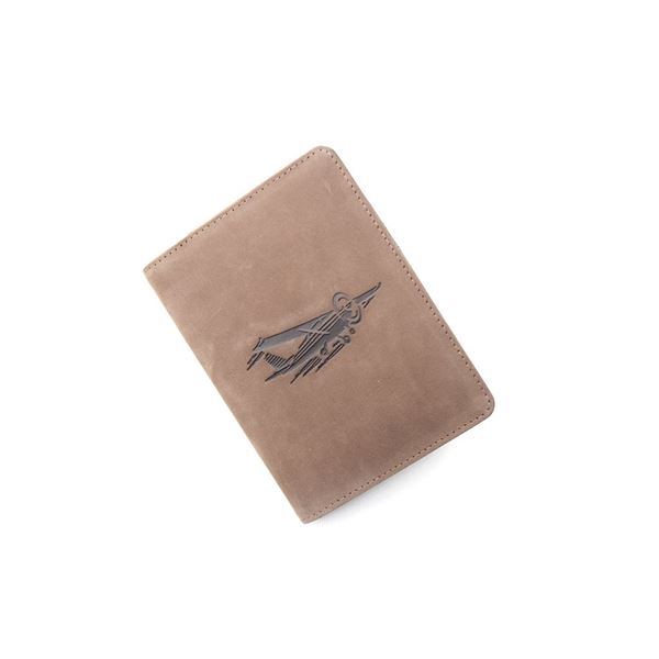 Leather Pilot Licence Cover brown