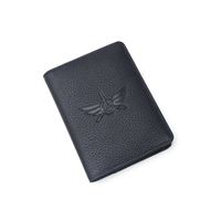 Pilot Licence Cover Wings black