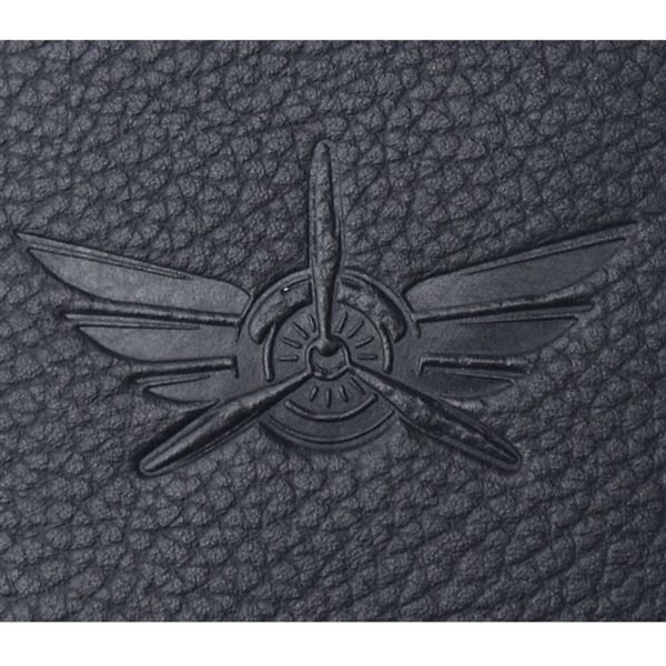 Pouzdro Pilot licence "Křídla" černé