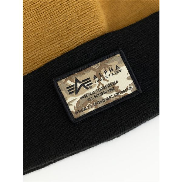 Alpha Industries Crew Camo Beanie khaki