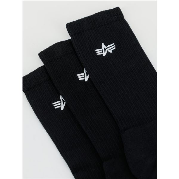 Alpha Industries Basic Socks 3 Pack black, 39/42