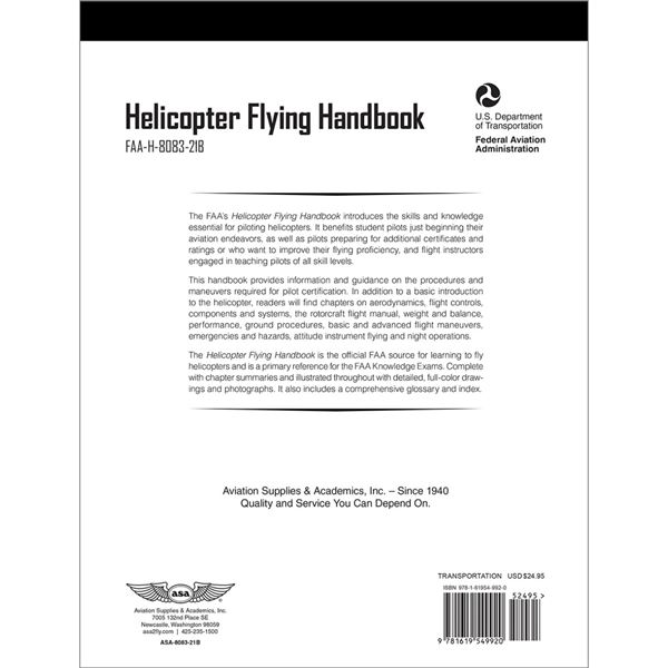 ASA Helicopter Flying Handbook