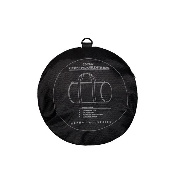 Alpha Industries Sportovní taška Ripstop Packable černá 