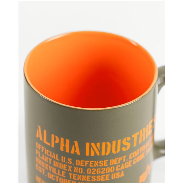 Alpha Industries Ceramic Mug, dark olive