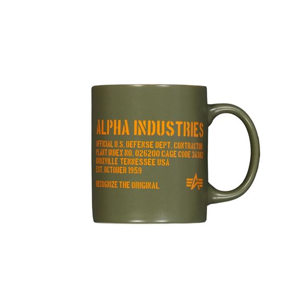 Alpha Industries Ceramic Mug, dark olive
