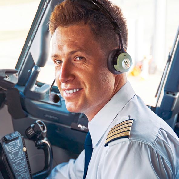 David Clark JET XLR5 Letecká sluchátka 