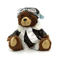 Aviator Teddy Bear - brown