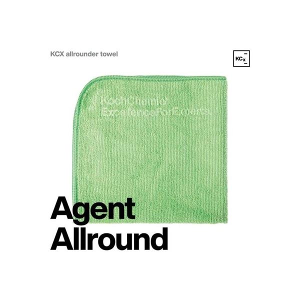 Microfiber all-purpose cloth green 40 x 40