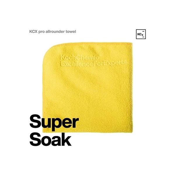 KOCH Microfiber cloth for general polishing yellow 40 x 40