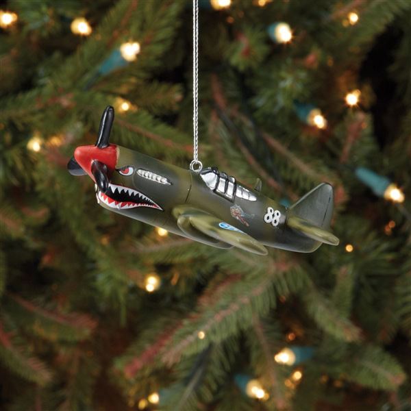 "P-40 Flying Tigers" Christmas Ornament
