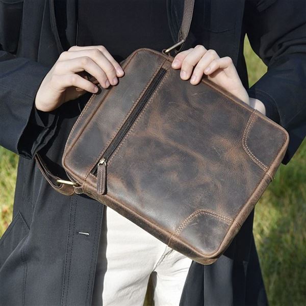 Leather Bag Enrico "Boeing"