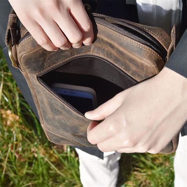 Leather Bag Enrico "Boeing"