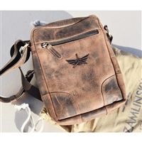 Kožená taška Alessio "Křídla"