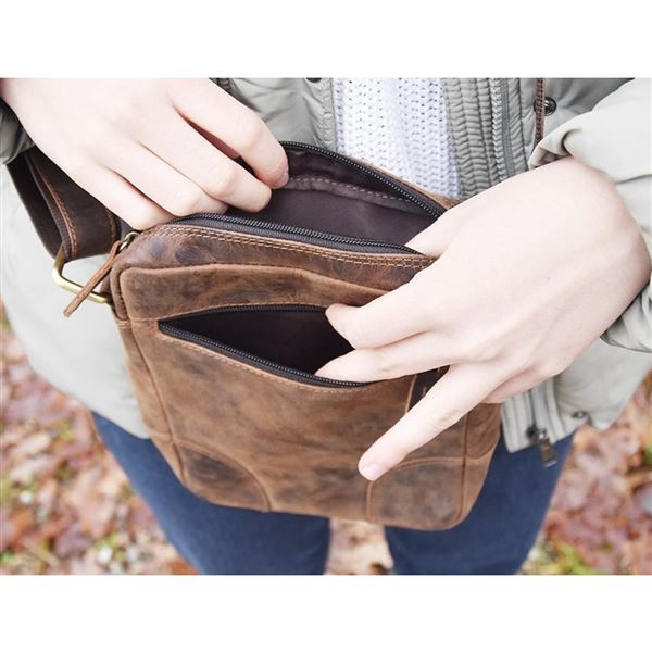 Kožená taška Alessio "Křídla"