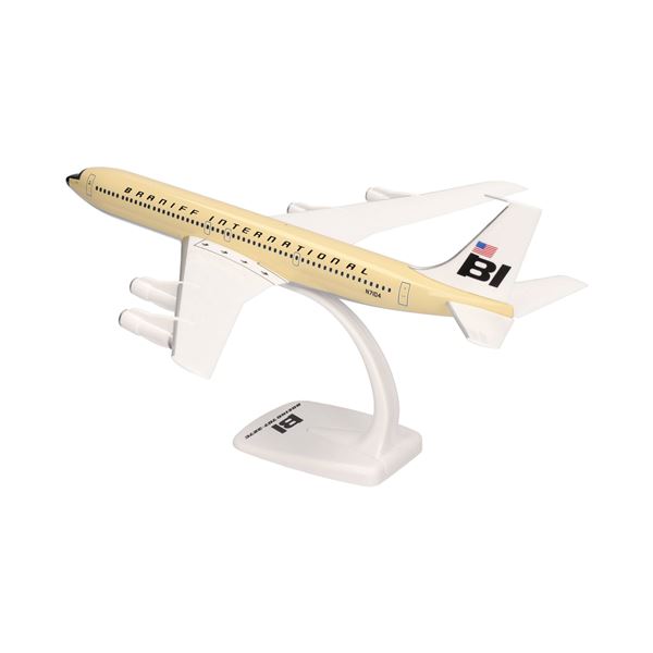 Model B707-320 Braniff International Solid beige 1:144
