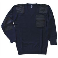 Pilot Sweater V-neck blue, M