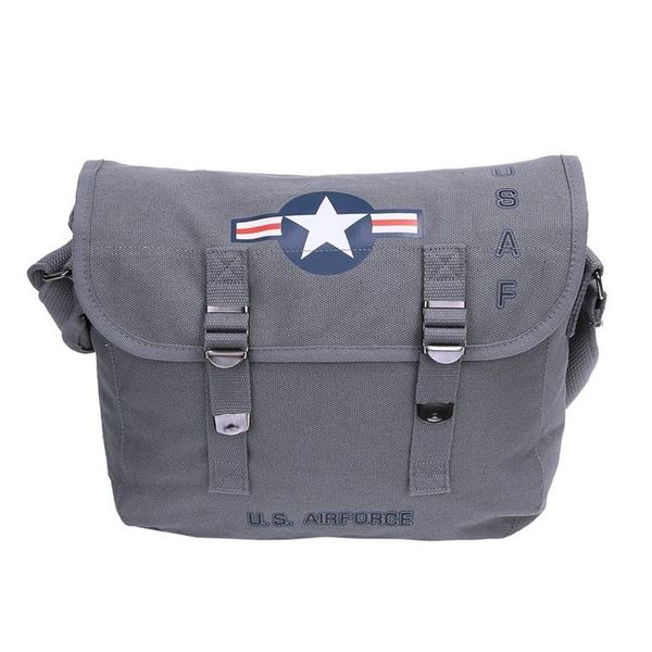 US AIR FORCE Canvas Shoulder Bag grey