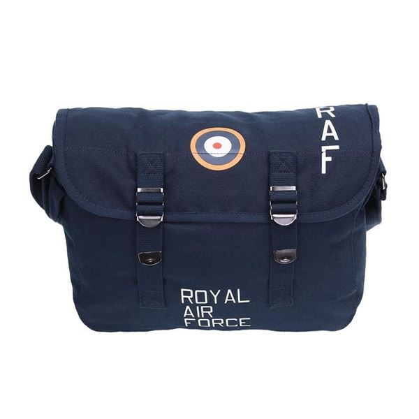 ROYAL AIR FORCE Canvas Shoulder Bag blue