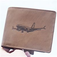Leather wallet Boeing
