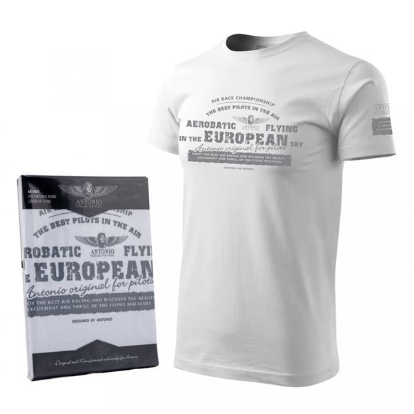ANTONIO T-Shirt AEROBATICA white, M