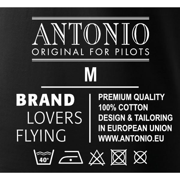 ANTONIO T-Shirt AEROBATICA, black, M