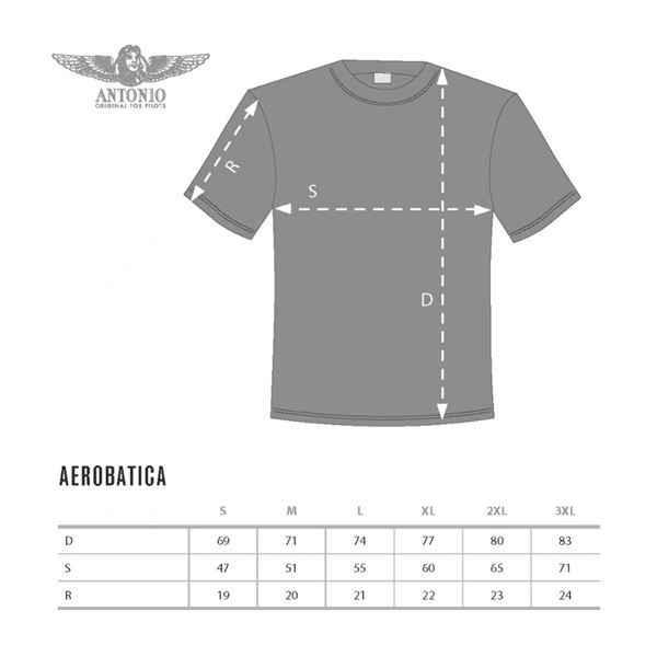 ANTONIO T-Shirt AEROBATICA, black, XXL