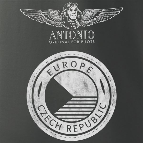 ANTONIO T-Shirt AEROCLUB - CZ grey, M