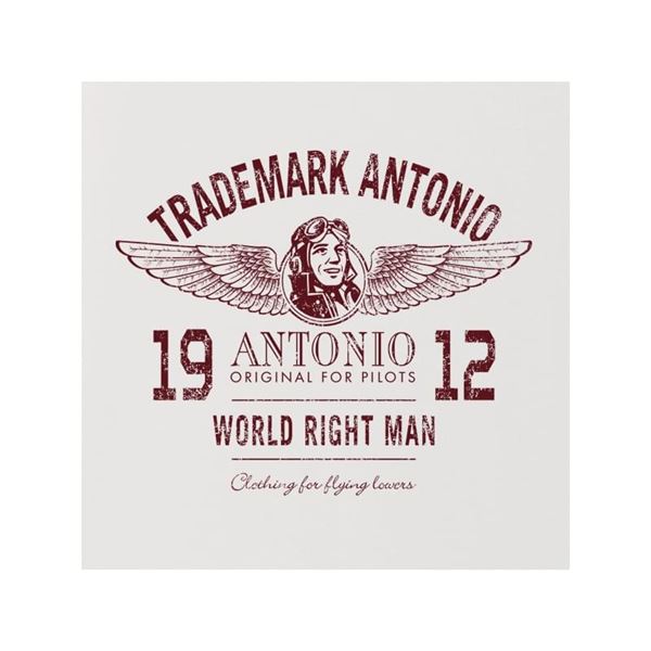 ANTONIO T-shirt with logo ANTONIO 1912, L