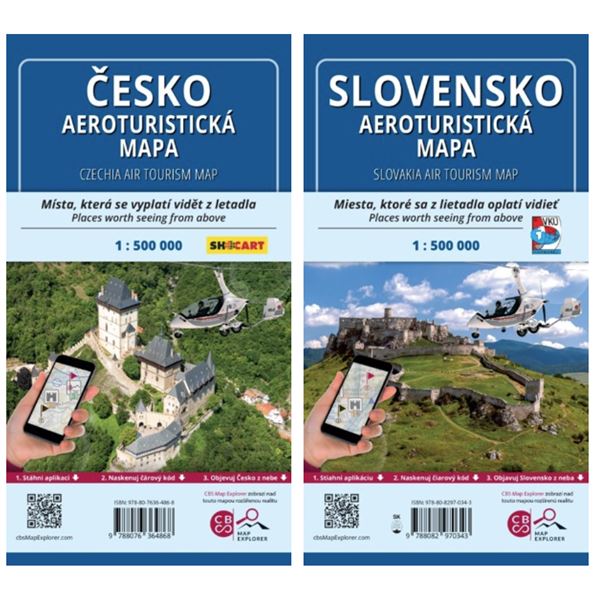AIR TOURISM MAP Czechia and Slovakia