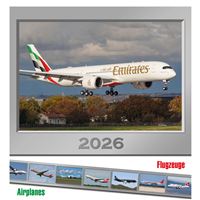 Calendar Airplanes 2026
