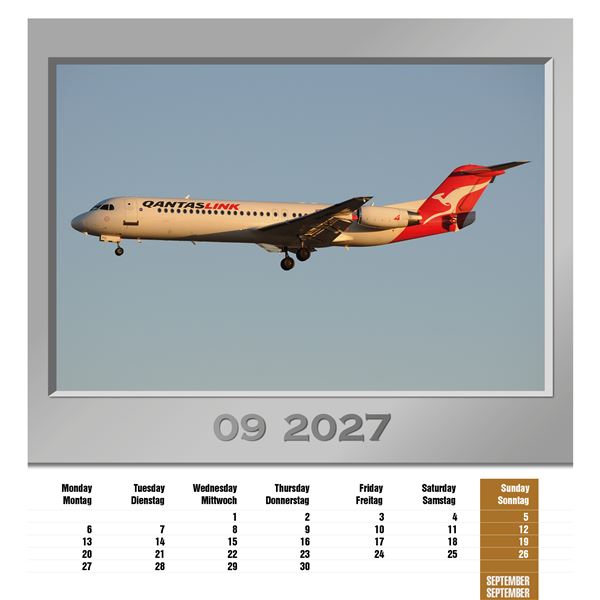 Kalendář Airplanes 2027