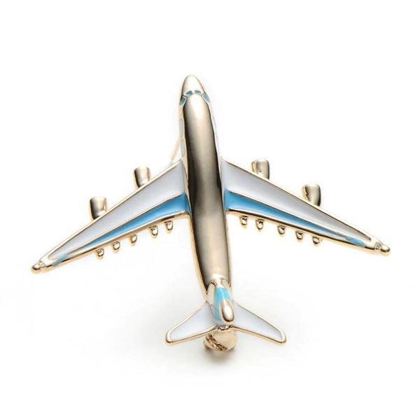 Airplane Brooch Pins, blue