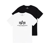 Alpha Industries Basic T-shirt 2 Pack black+white, M Alpha Industries Basic T-shirt 2 Pack black+white, M