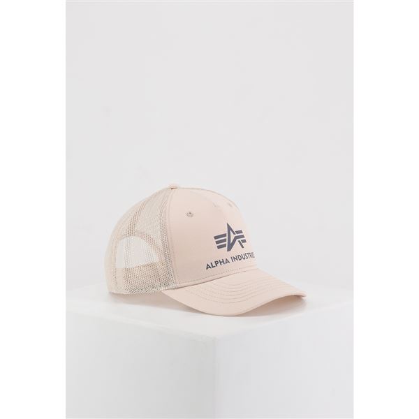 Alpha Industries Basic Trucker Cap jet stream white