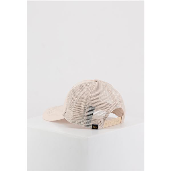 Alpha Industries Basic Trucker Cap jet stream white