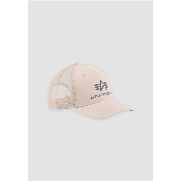 Alpha Industries Basic Trucker Cap jet stream white